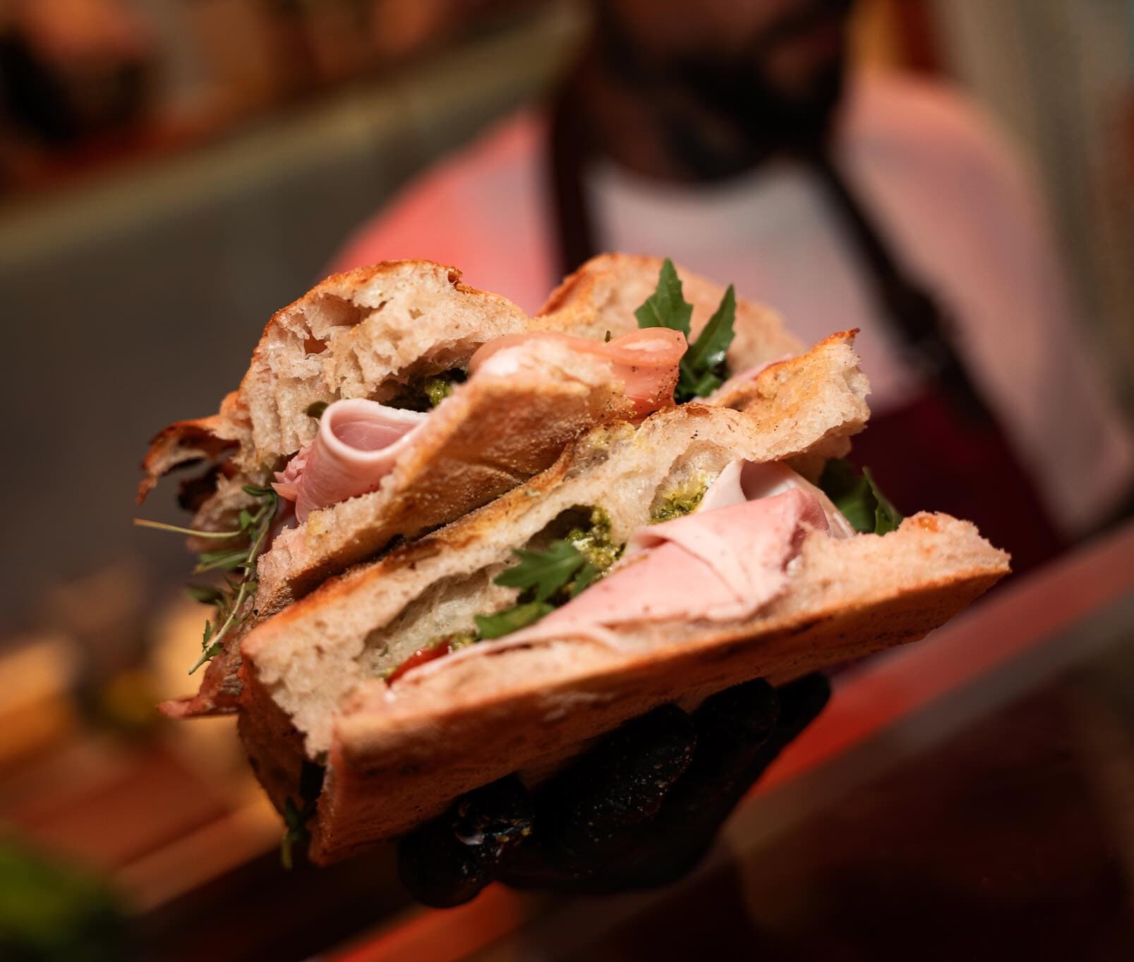 Fresh focaccia